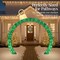 Best Choice Products Outdoor Christmas Lighted Archway Decoration, Large 9.5ft w/Gold Ornament Cap, 330 LED Lights, Holiday Yard Décor
